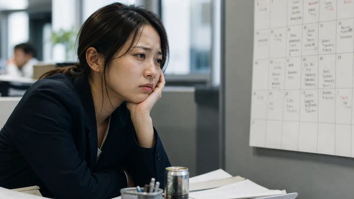 忙しくて歯医者に行けない働く人のスケジュール帳と歯科受診の悩み
